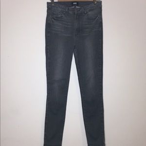 Paige Margot Ankle Grey Denim Skinny Jeans 29